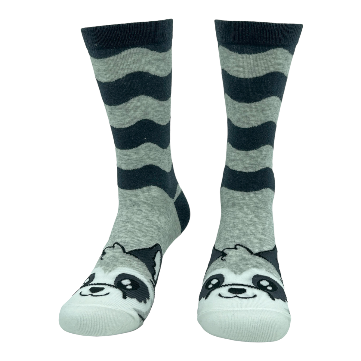 Crazy Dog/Women&#39;s Raccoon Socks Funny Cute Furry Cuddly Rodent