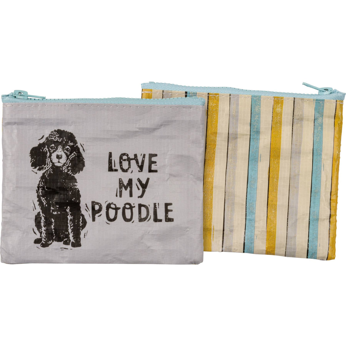 Primitives by Kathy/Love My Poodle Zipper Wallet