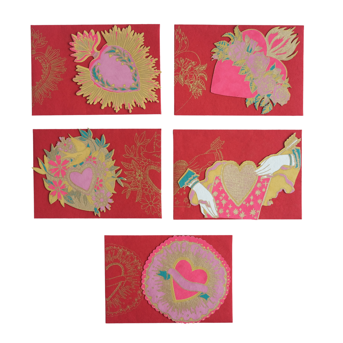 East End Press/Love Heart Notelet Set