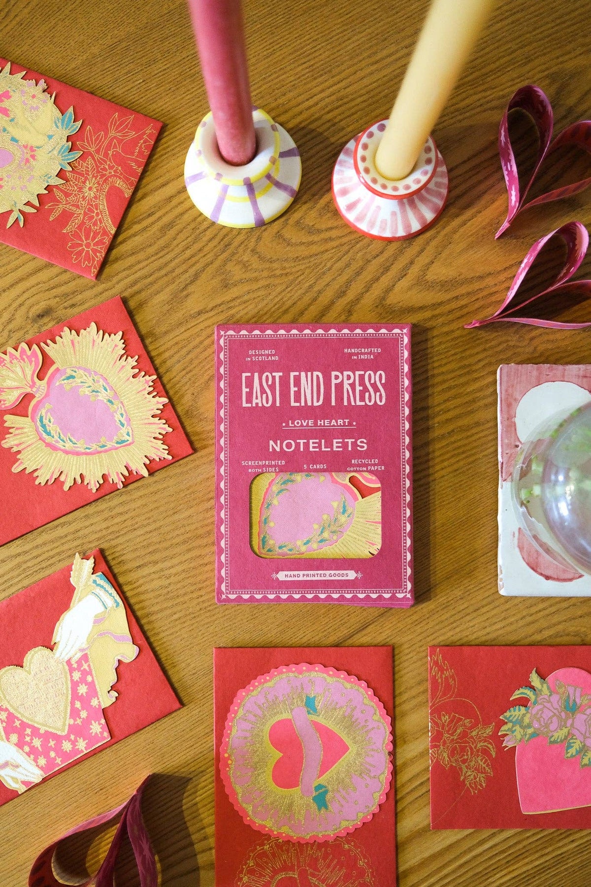 East End Press/Love Heart Notelet Set