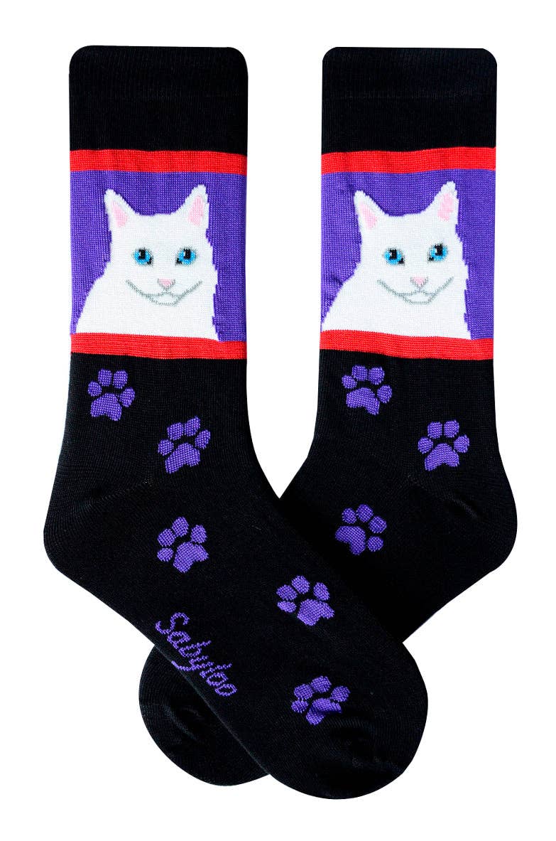 Sabyloo/White Cat Socks