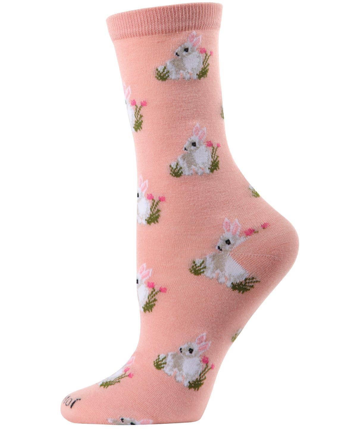 MeMoi/Rabbits Bamboo Blend Crew Socks