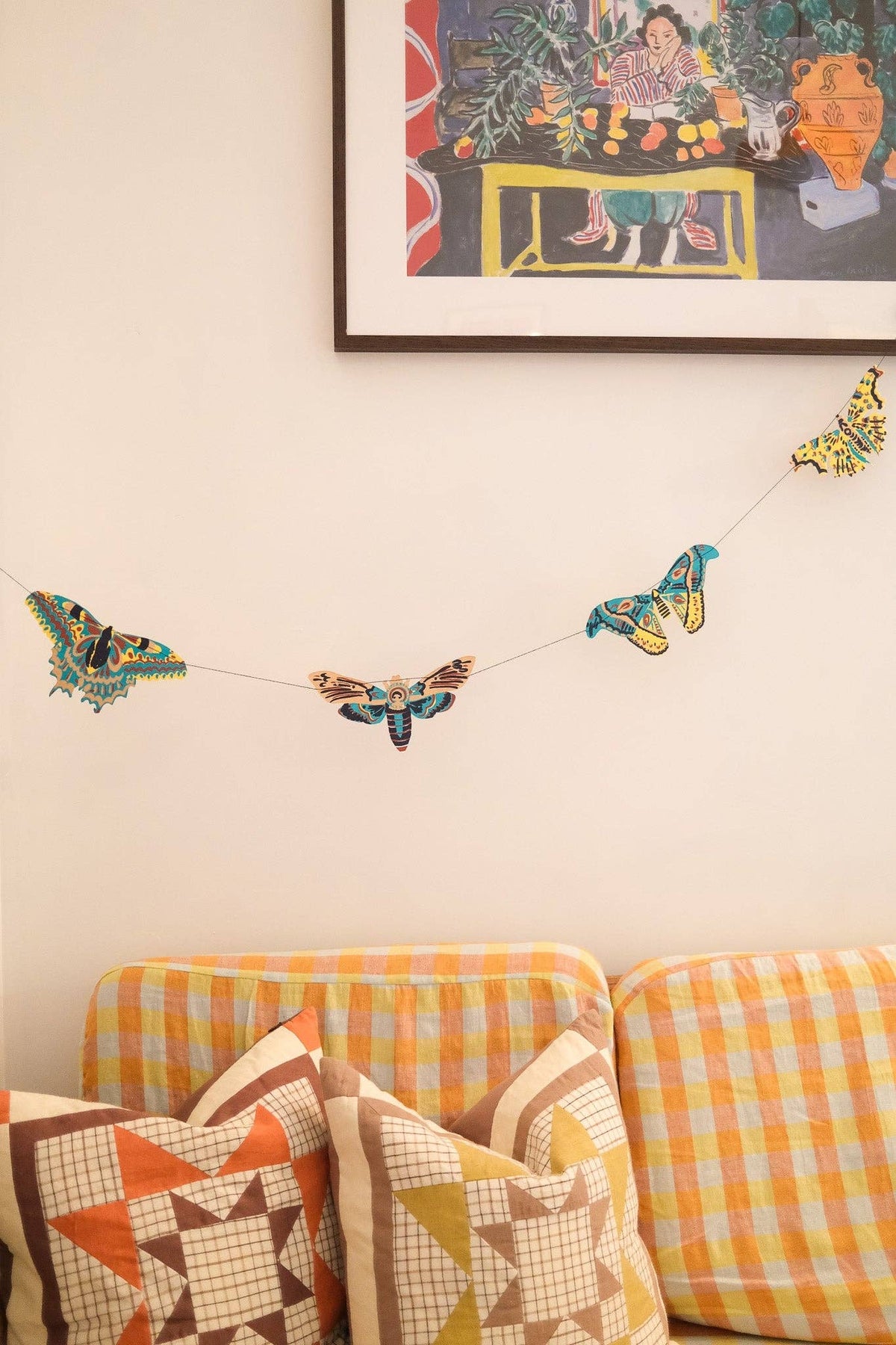 East End Press/MOTHS SEWN GARLAND