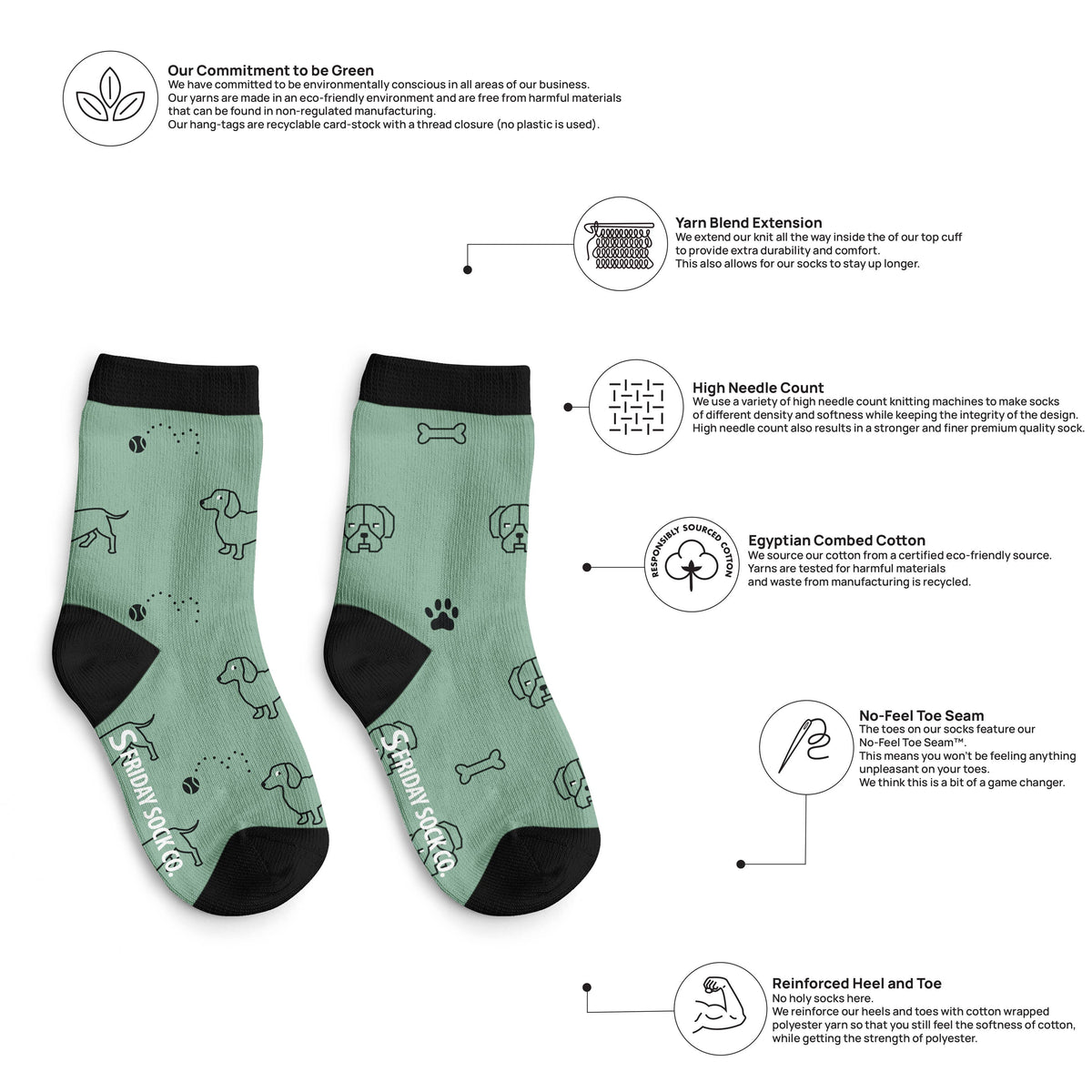 Friday Sock Co/Kid's Dog Socks