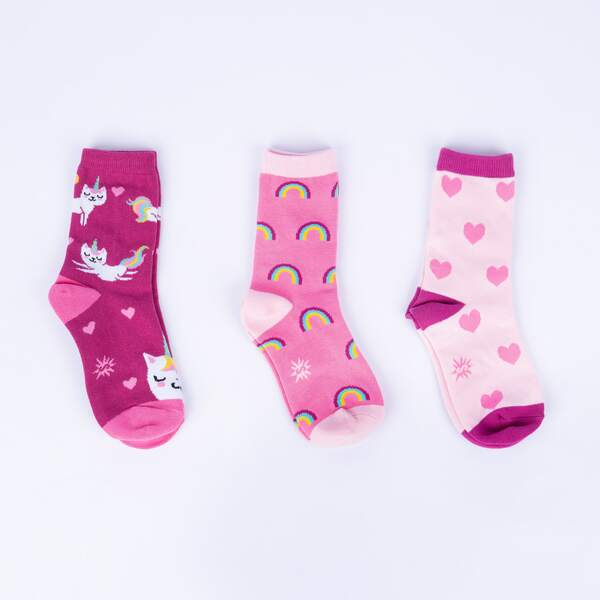 Sock it to Me/Junior Crew Sock Pack: Look At Me Meow
