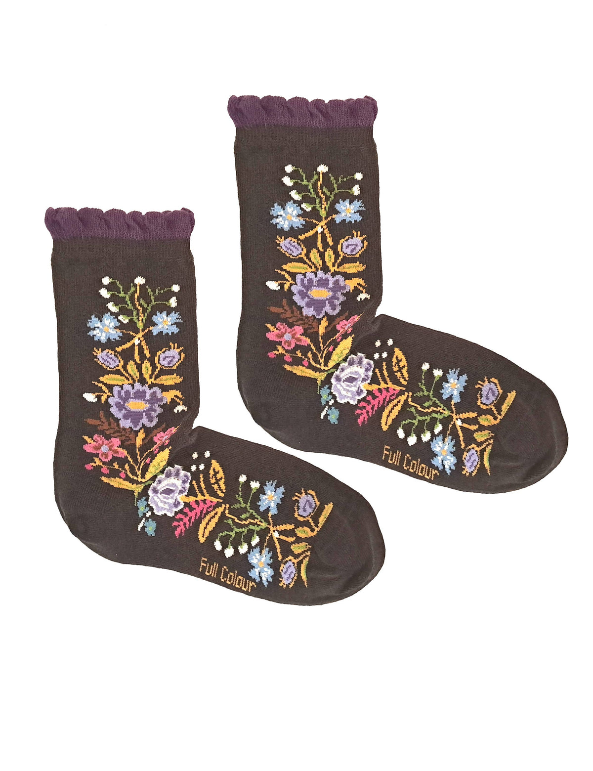 Full Colour/JAZMIN BROWN SOCK