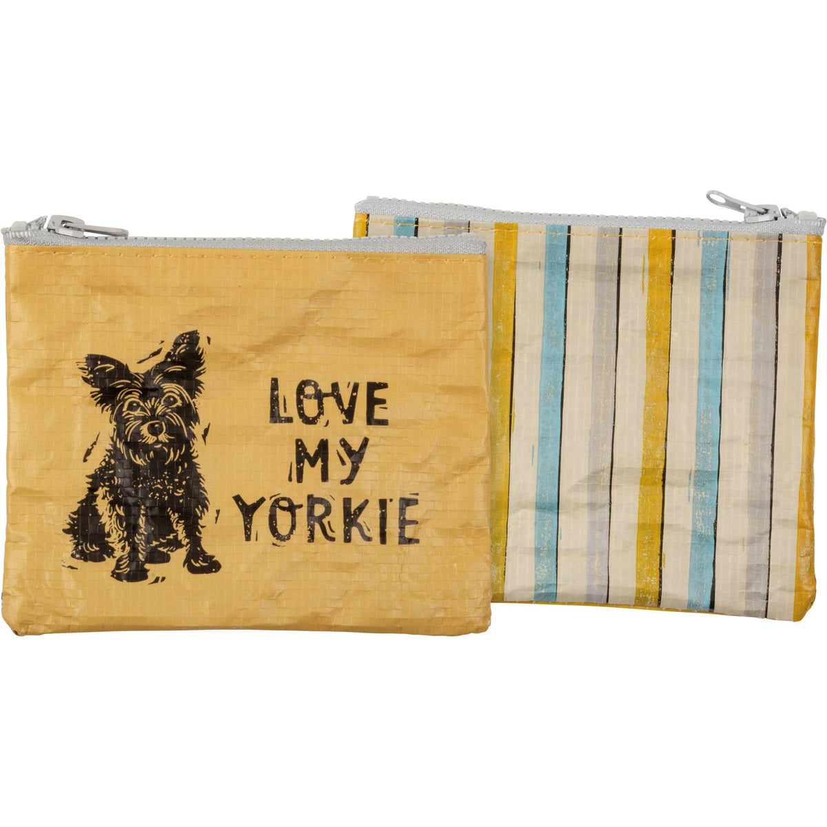 Primitives by Kathy/Love My Yorkie Zipper Wallet