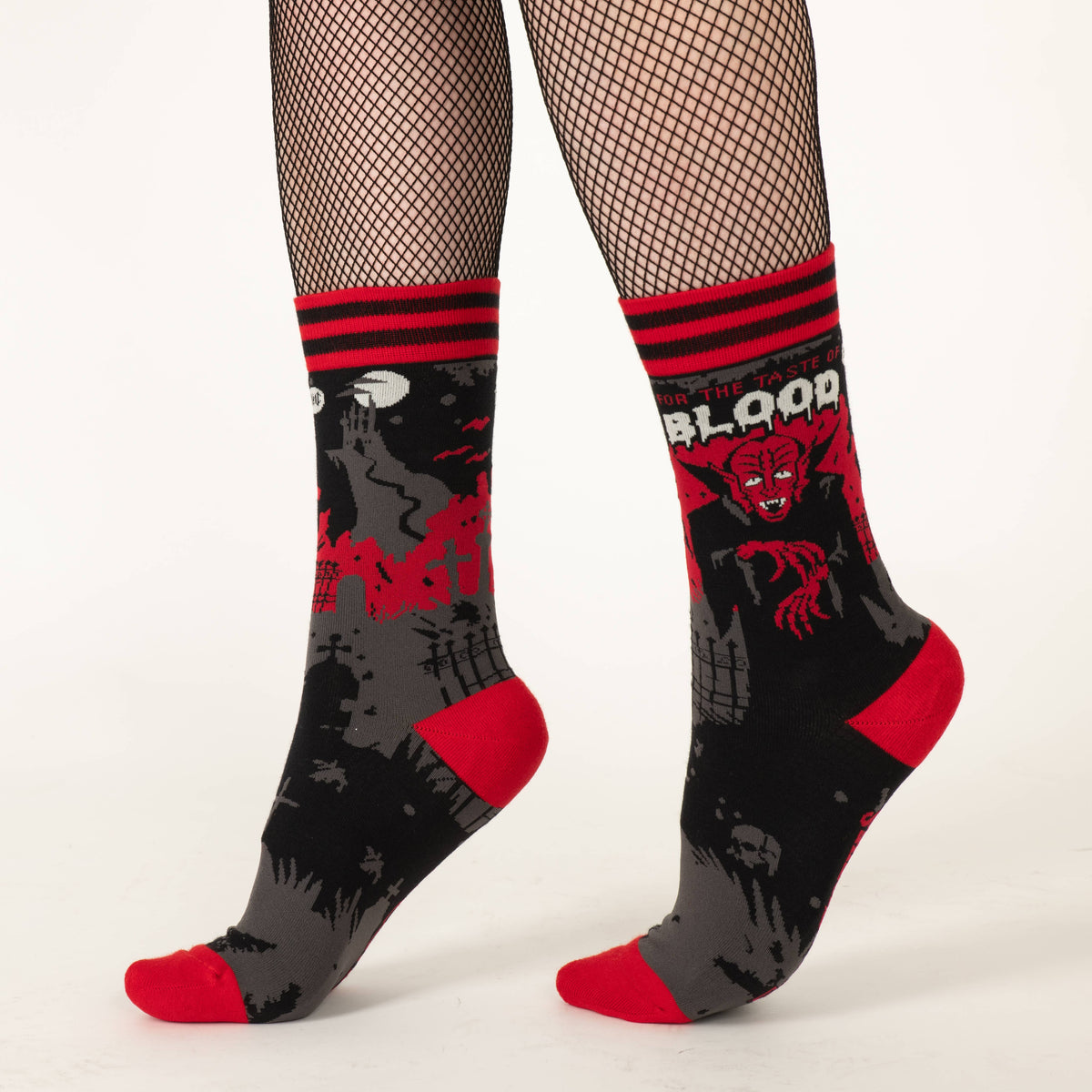 Foot Clothes/Dracula's Bloodlust Crew Socks