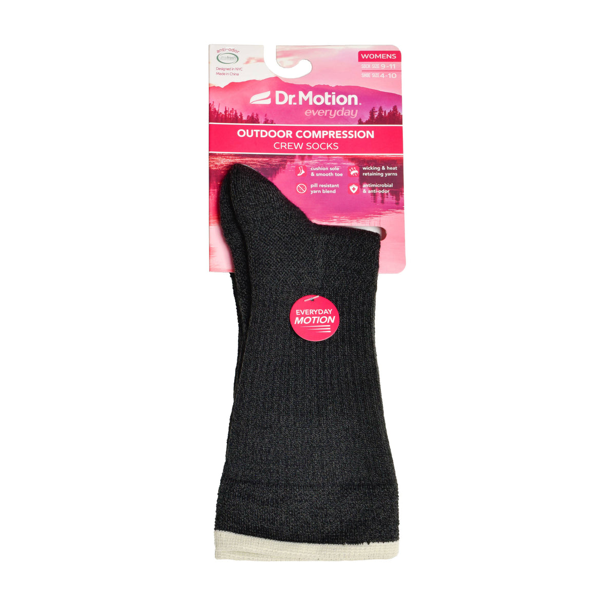 Dr. Motion/Solid Medium Weight | Compression Outdoor Medium Weight Crew For Women
