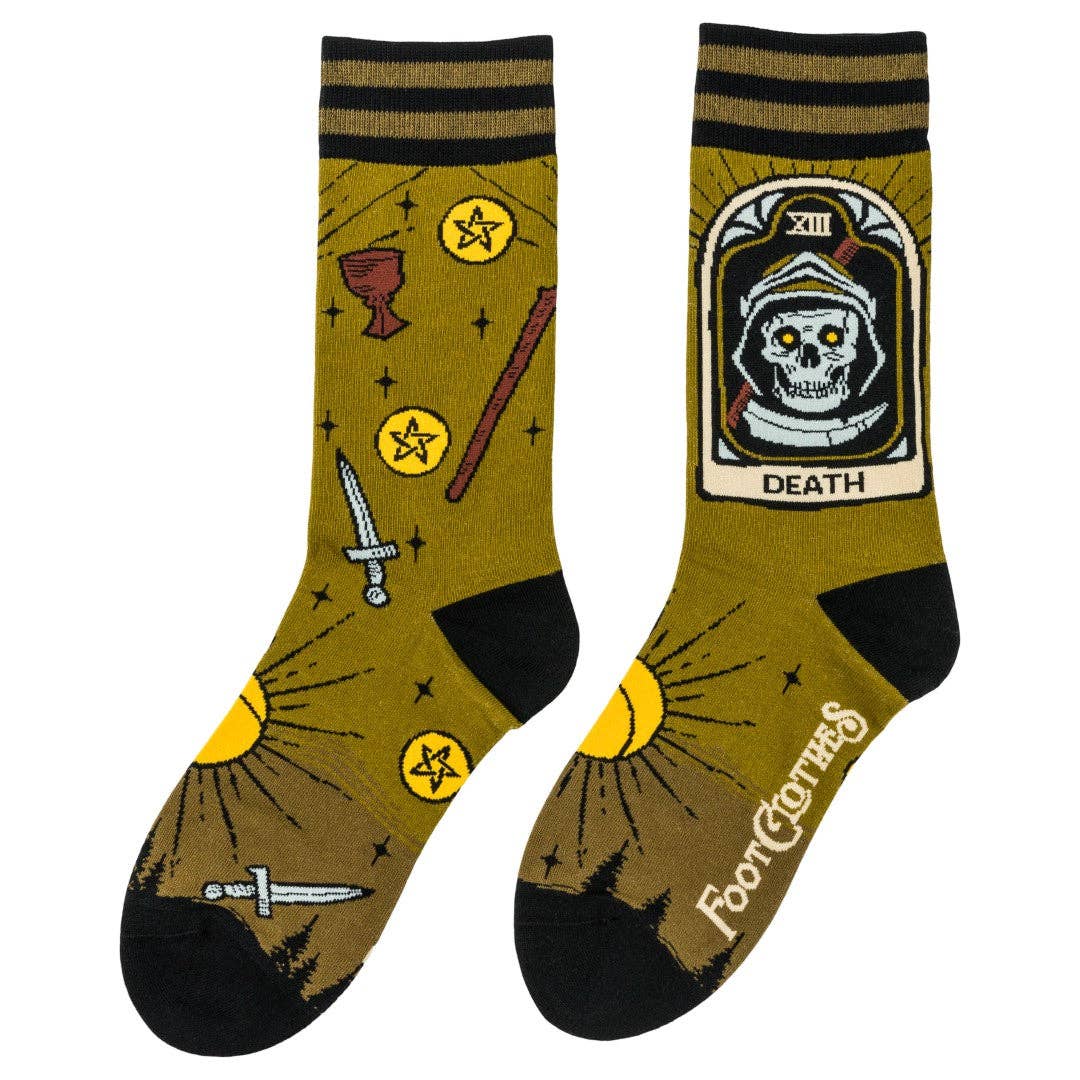 Foot Clothes/Death Tarot Nouveau Crew Socks