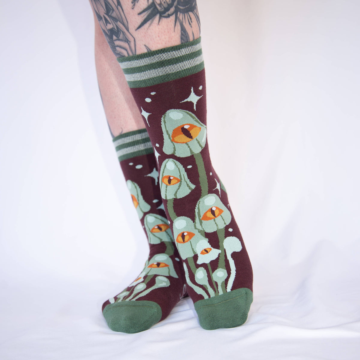 Foot Clothes/Mystic Mushrooms Crew Socks