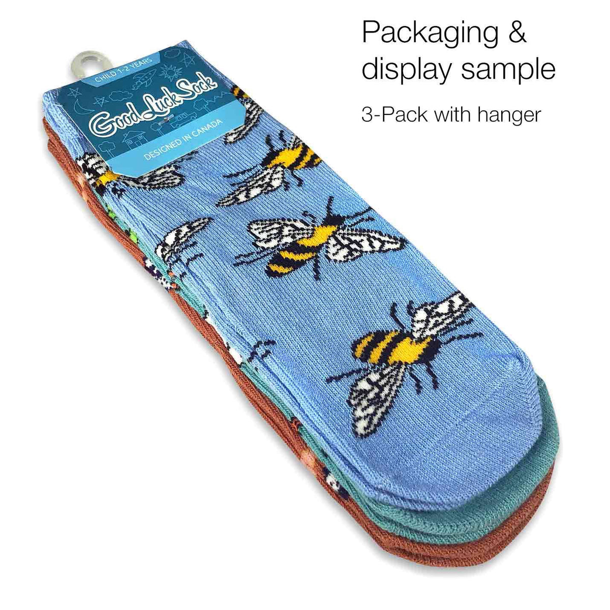 Good Luck Socks/Sea Lions, Sea Otters and Kitty Cats Kids Socks / 3-Pack