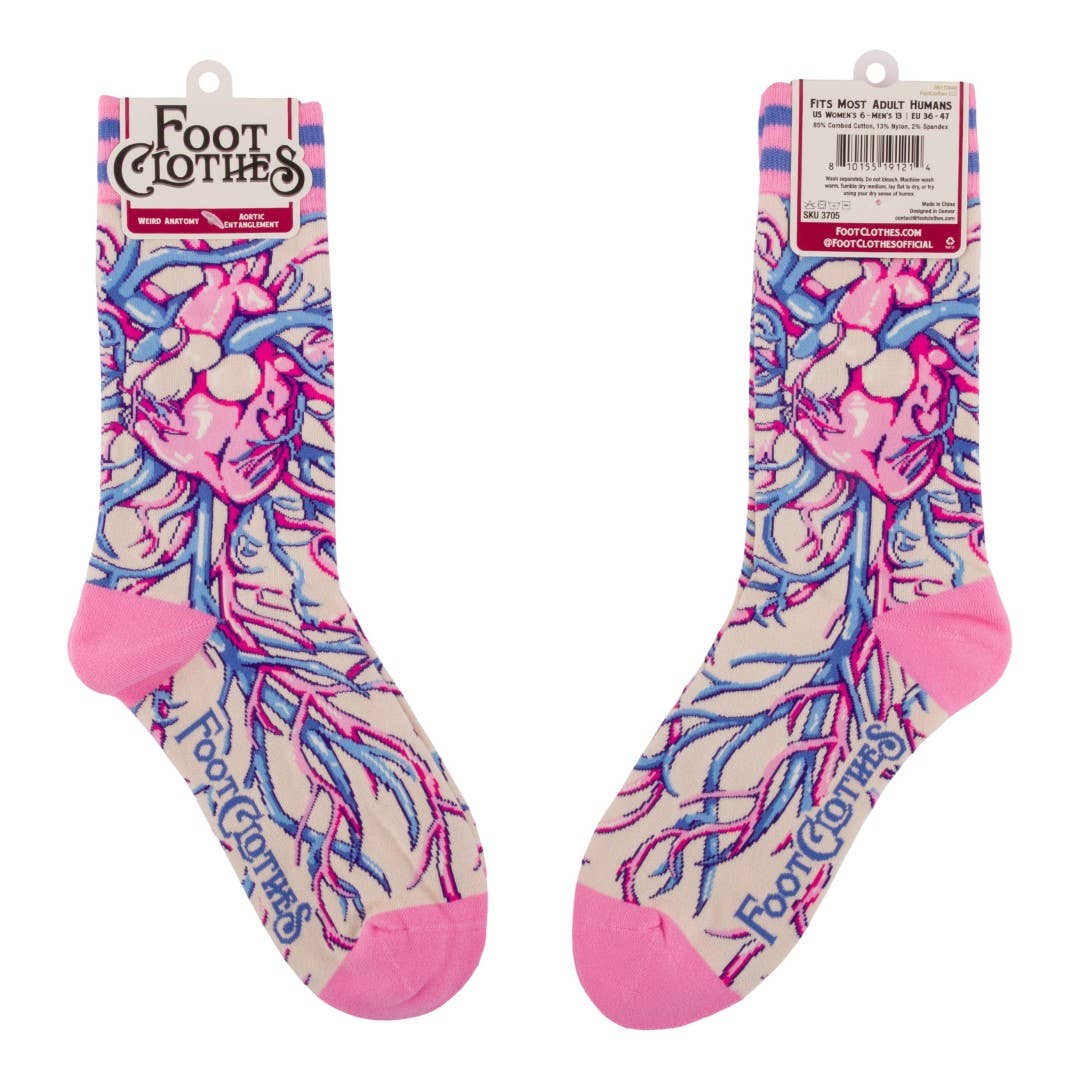 Foot Clothes/Aortic Entanglement Crew Socks