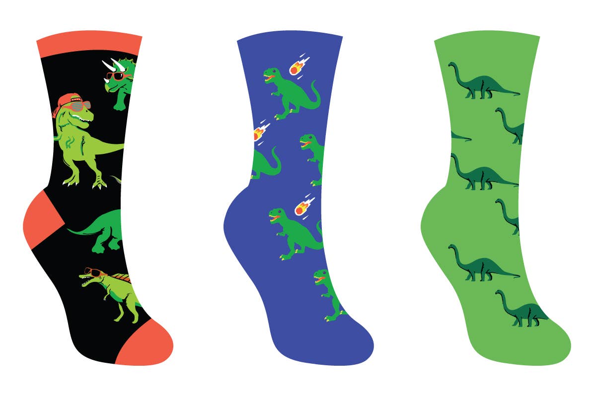 Sock it to Me/Youth Crew Sock Pack: You're Tricera-tops