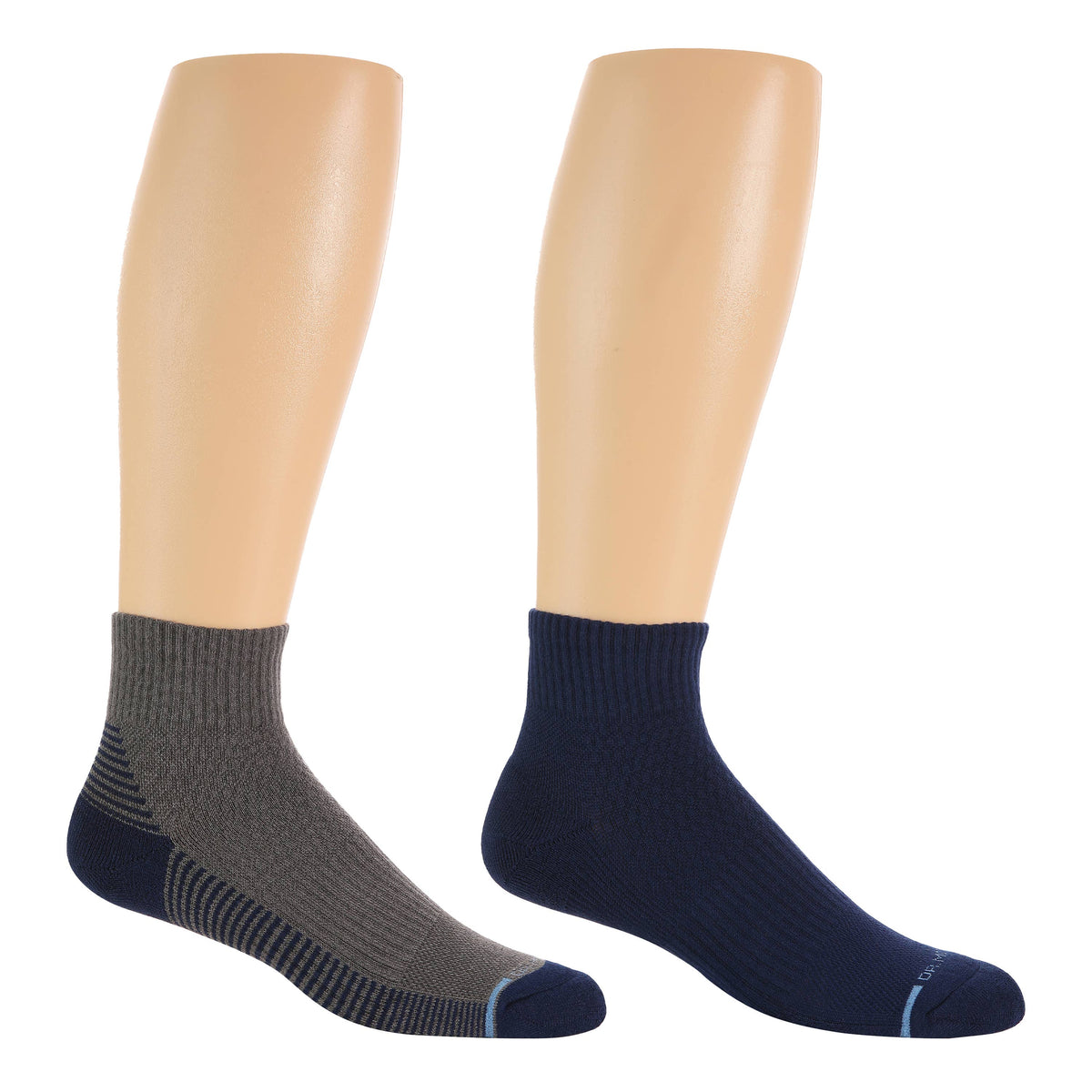 Dr. Motion/Back Stripes |  Quarter Compression Socks For Men