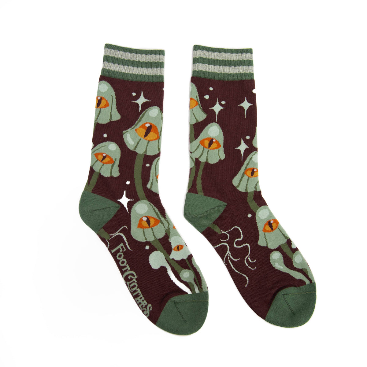 Foot Clothes/Mystic Mushrooms Crew Socks