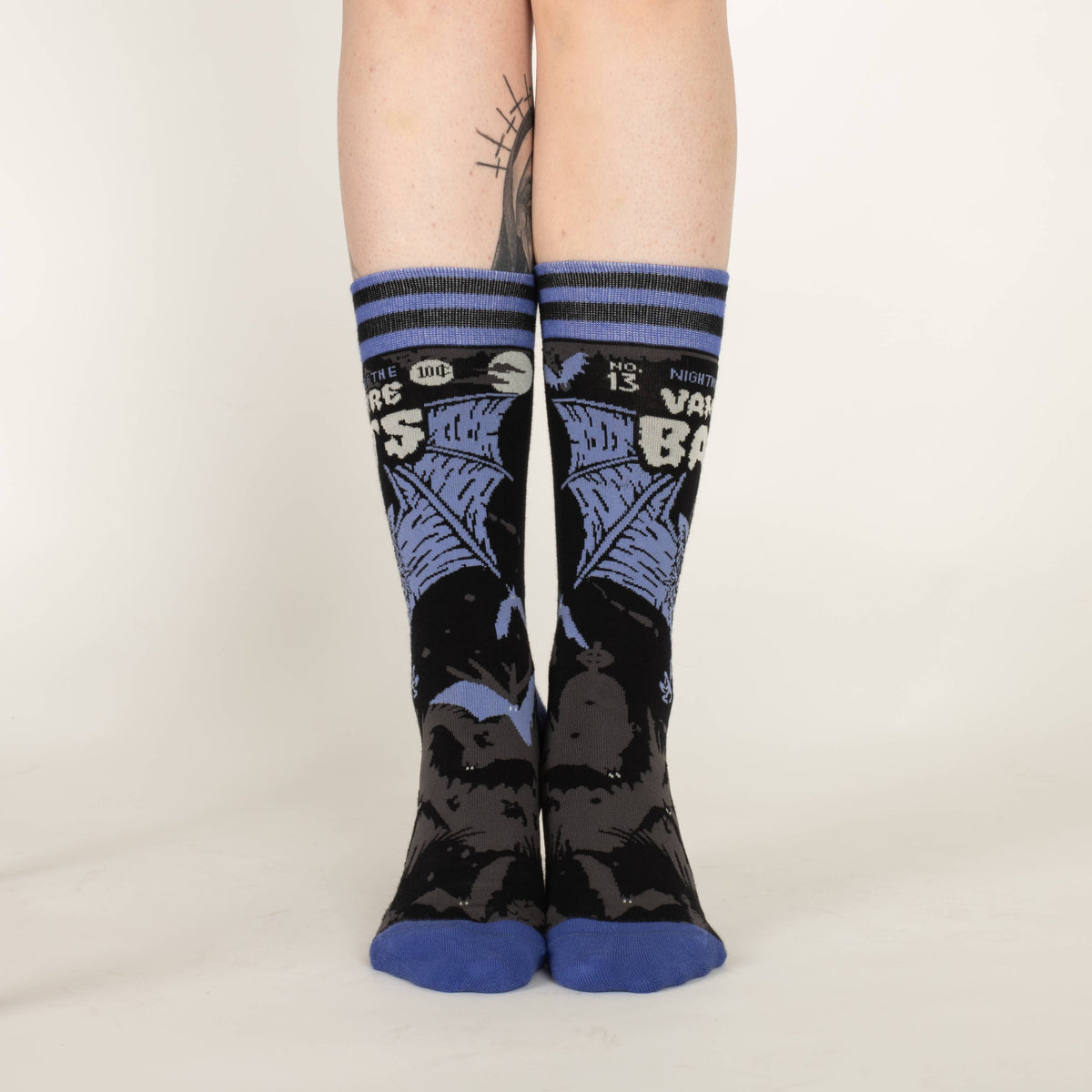 Foot Clothes/Vampire Bats Crew Socks