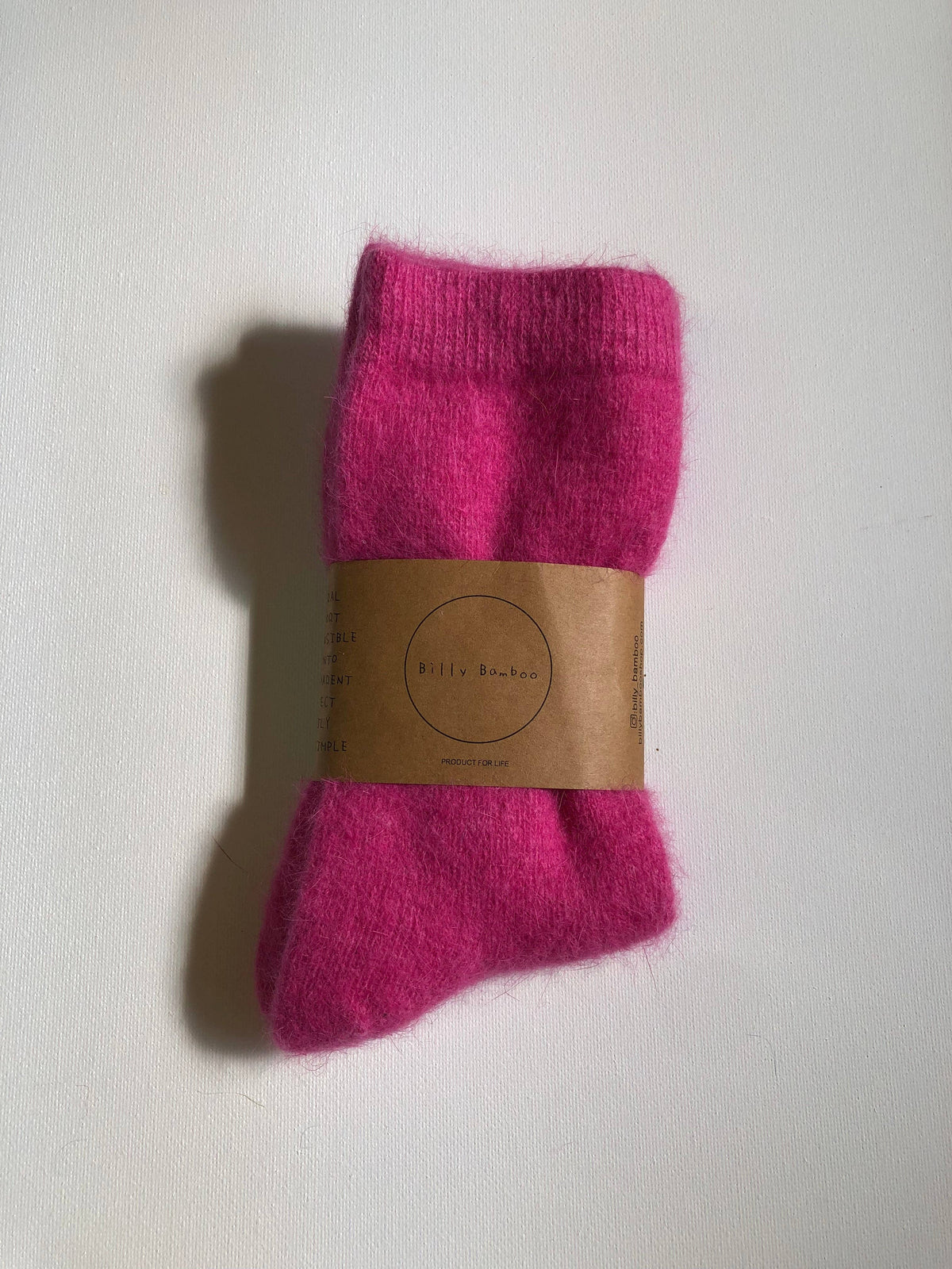 Billy Bamboo/FLUFFY ANGORA SOCKS - CRYSTALS