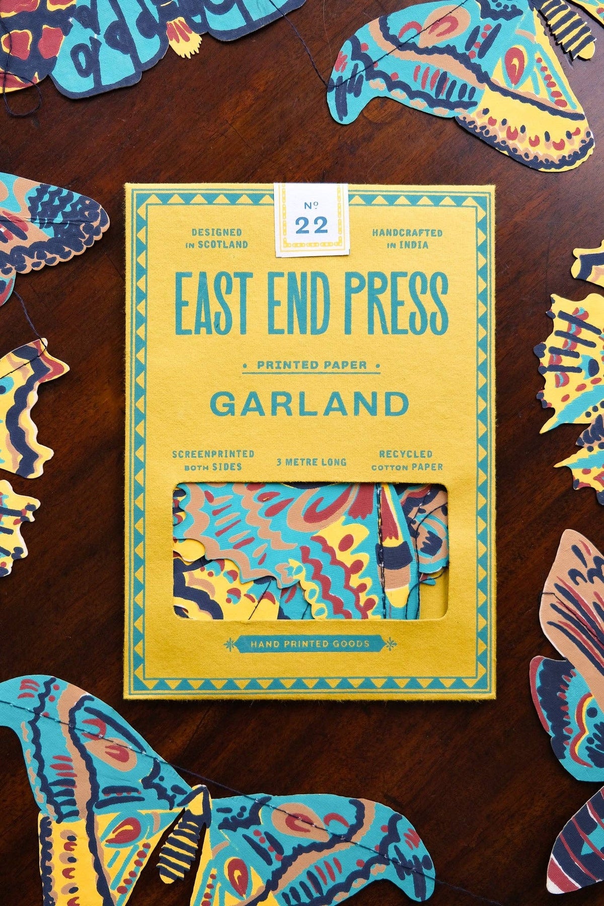 East End Press/MOTHS SEWN GARLAND