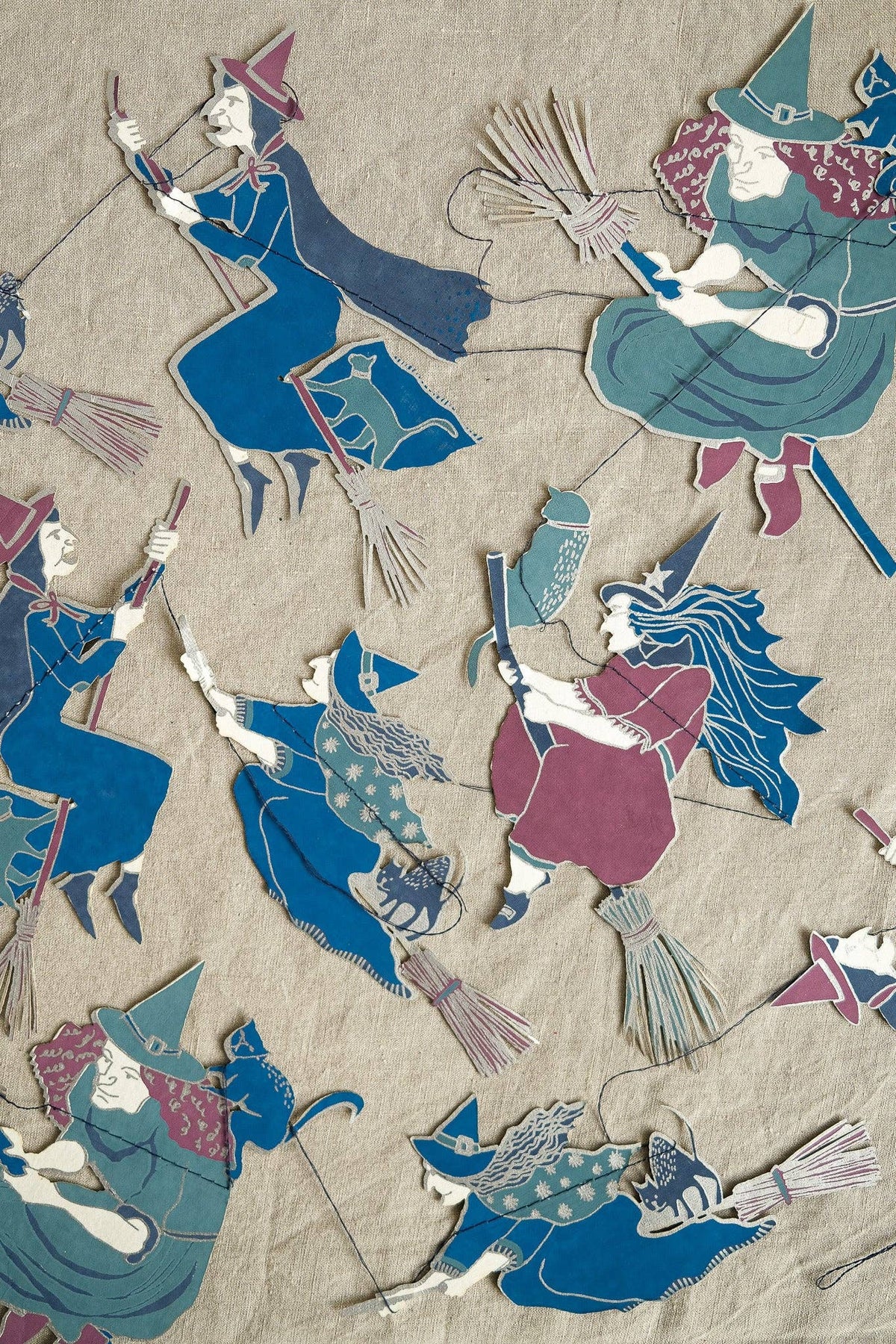 East End Press/Wicked Witches Sewn Garland