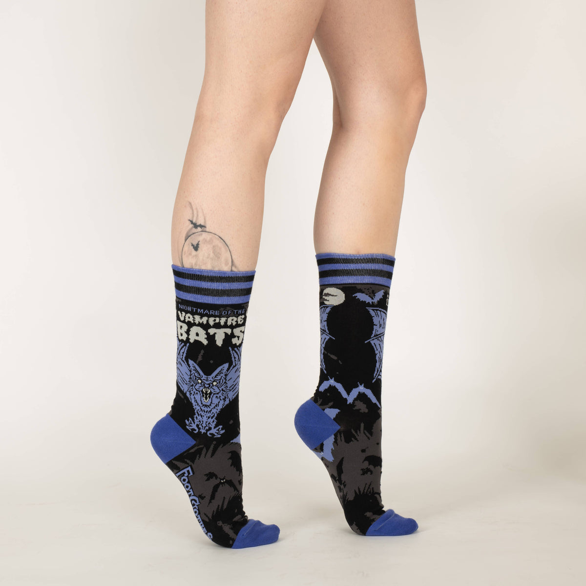 Foot Clothes/Vampire Bats Crew Socks