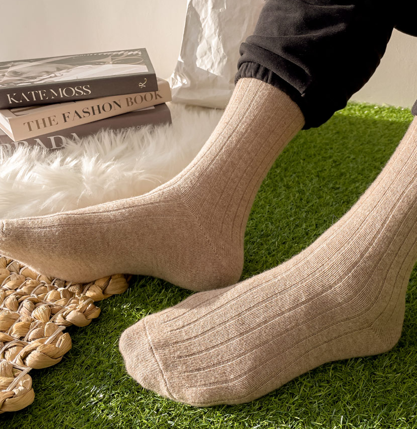 Comfortarians/Men&#39;s 100% Cashmere Wool Sock, Men&#39;s Cashmere Socks