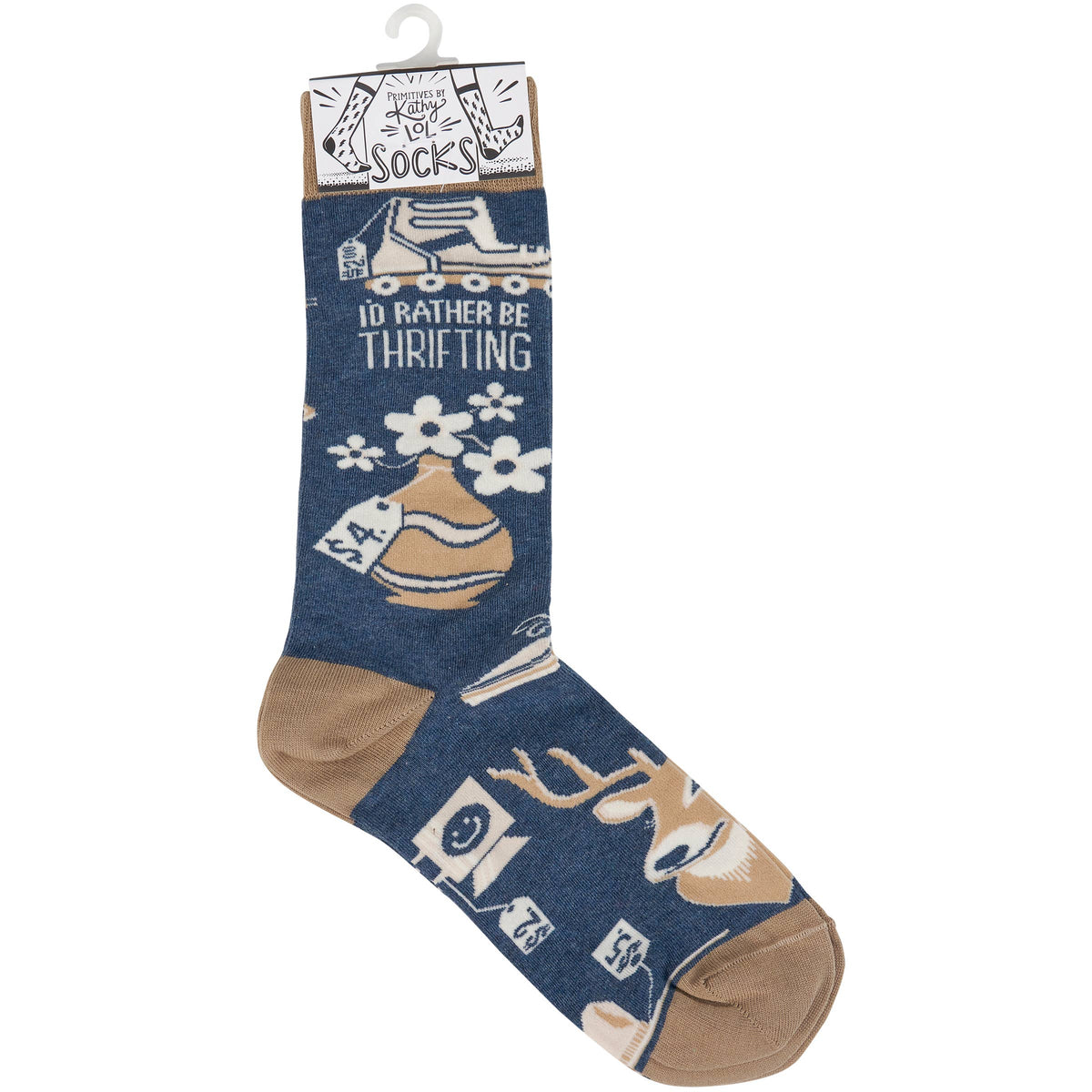 Primitives by Kathy/I'd Rather Be Thrifting Socks