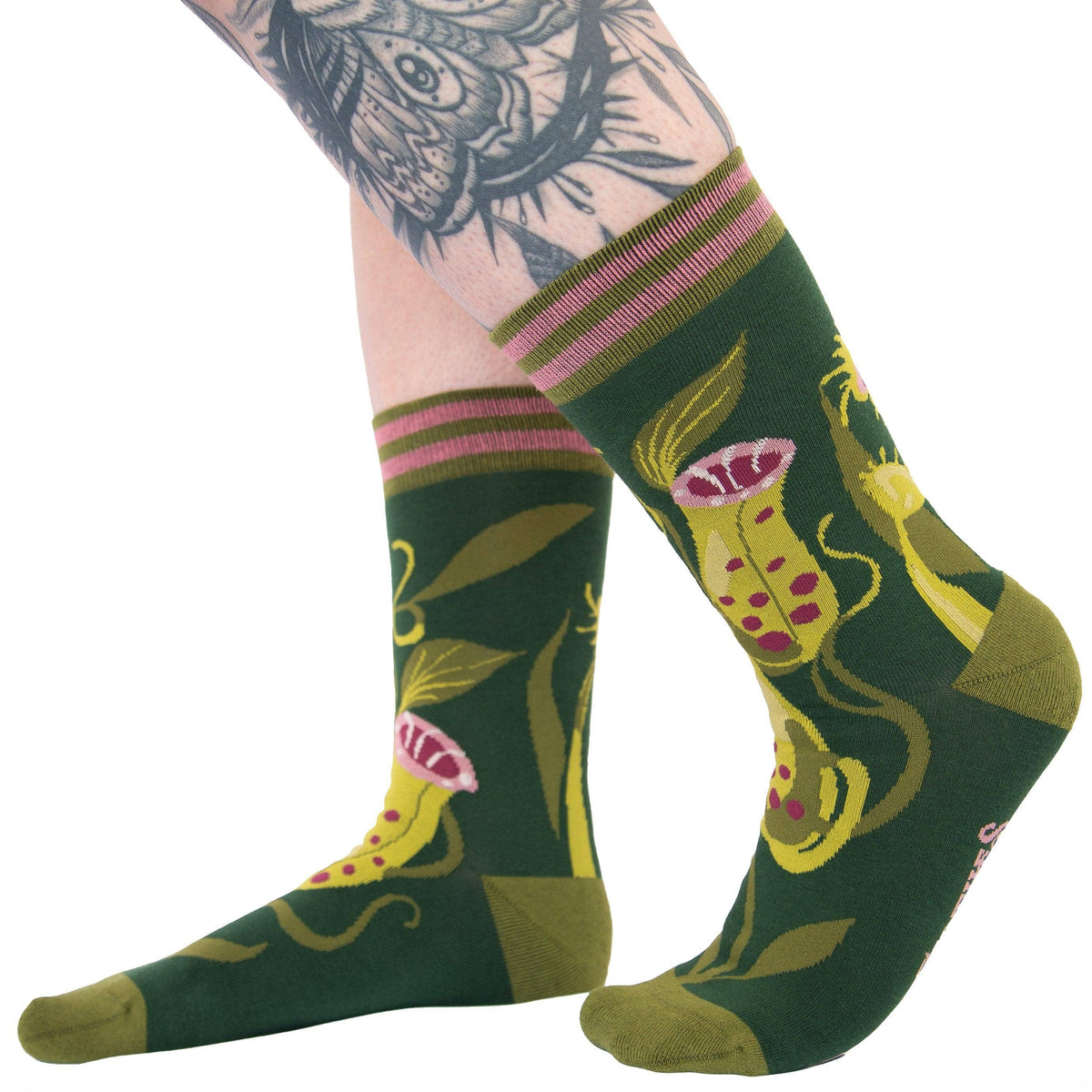 Foot Clothes/Pitcher Plant Crew Socks