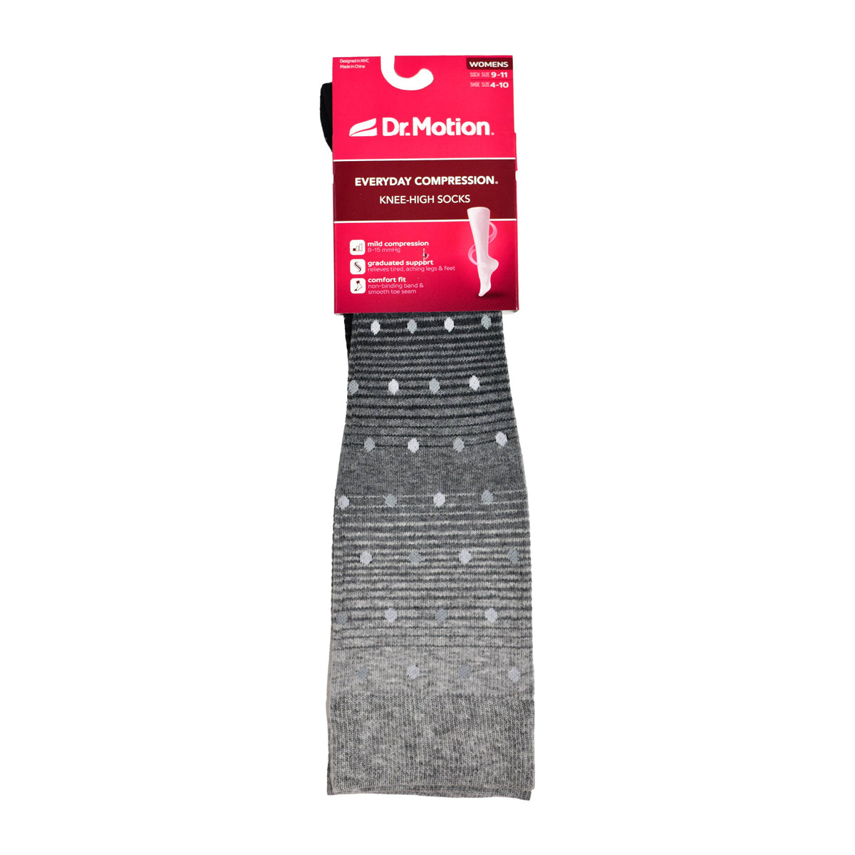 Dr. Motion/Ombre with Dots | Knee-High Compression Socks For Women