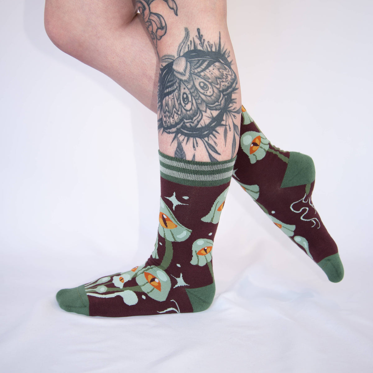 Foot Clothes/Mystic Mushrooms Crew Socks