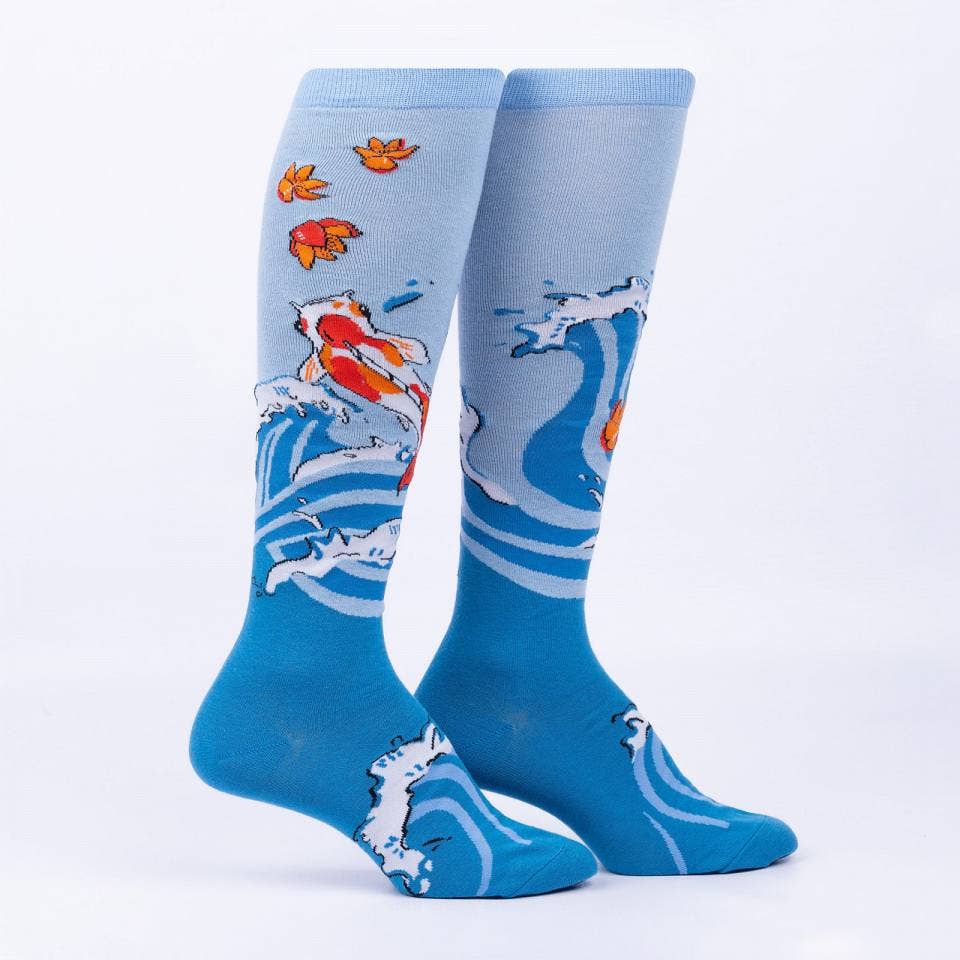 Sock it to Me/Knee High Sock: Beauty in Water