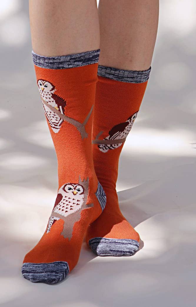 Tabbisocks/Owl Bird Replant Pairs CA/OR/WA/US Forest Donation Socks