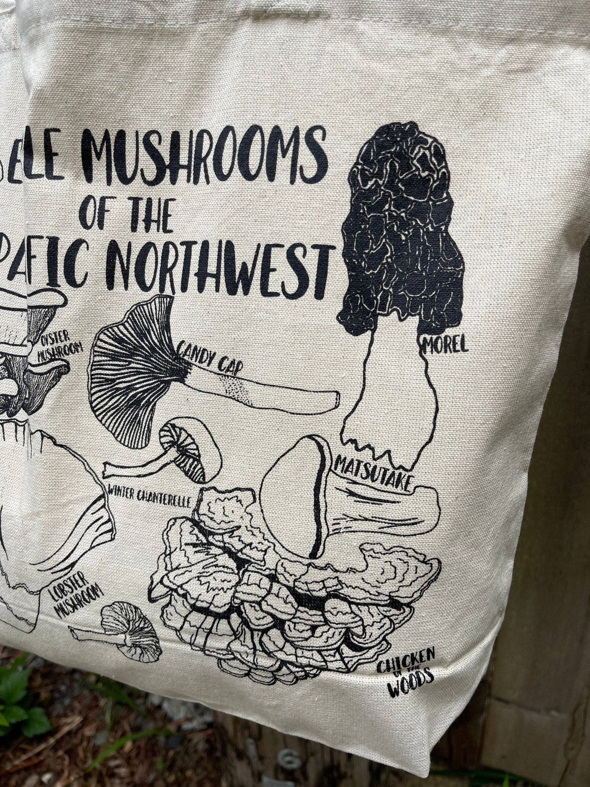 Coastal Haze Designs/Mushroom Tote Bag