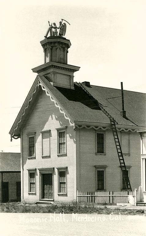 Found Image Press/Magnet/CA-1264 Masonic Hall, Mendocino