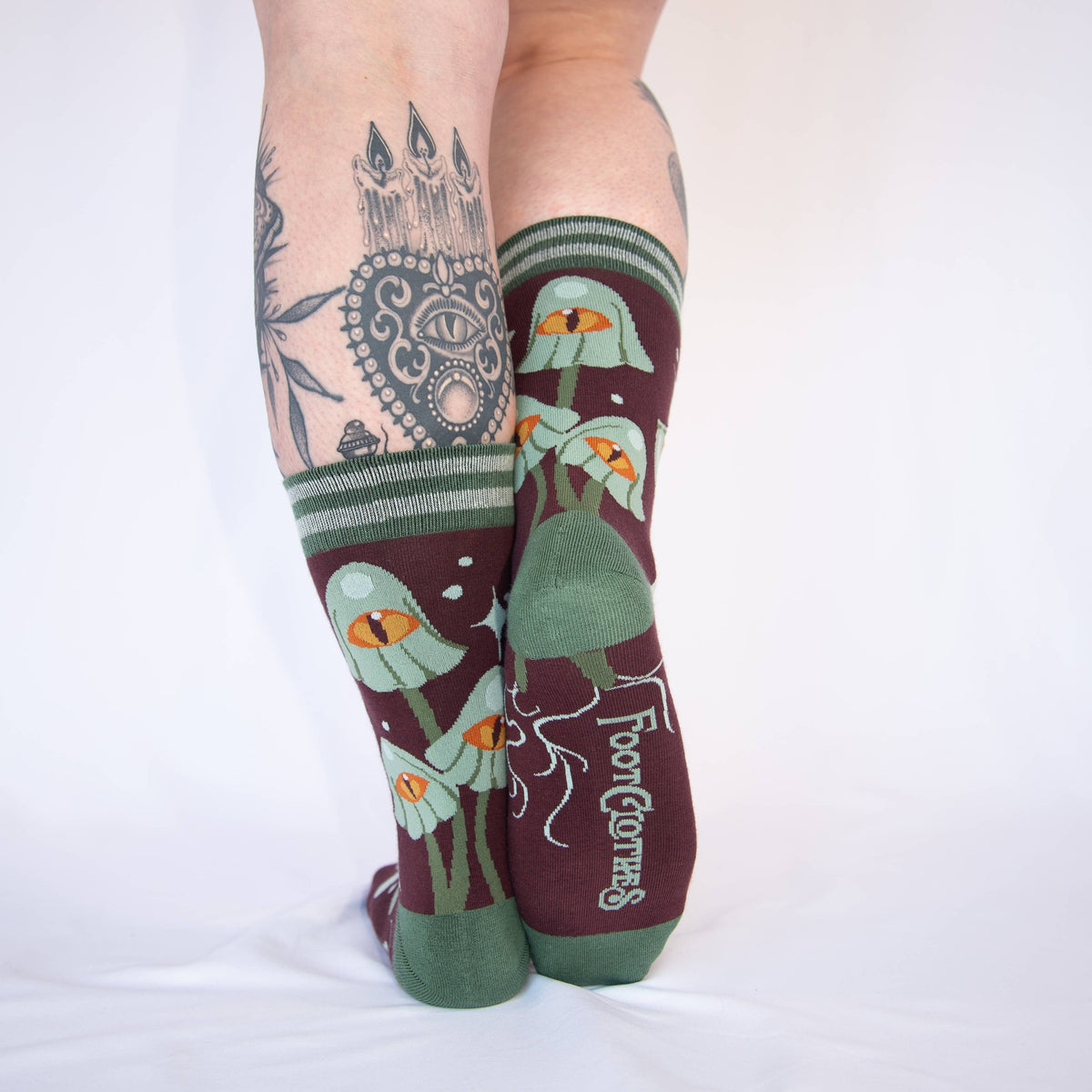 Foot Clothes/Mystic Mushrooms Crew Socks