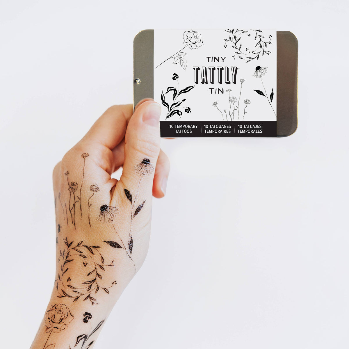 Tattly/Tiny Flower Fest Tattoo Tin