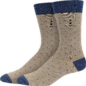 Sock Harbor/Dots Bamboo Crew Socks