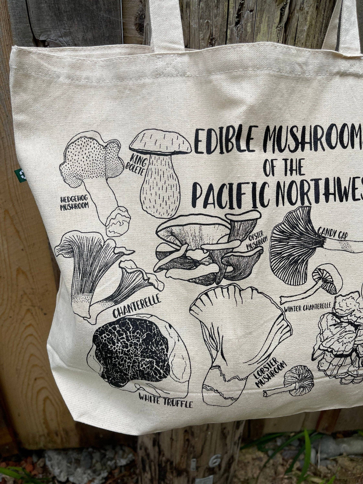 Coastal Haze Designs/Mushroom Tote Bag
