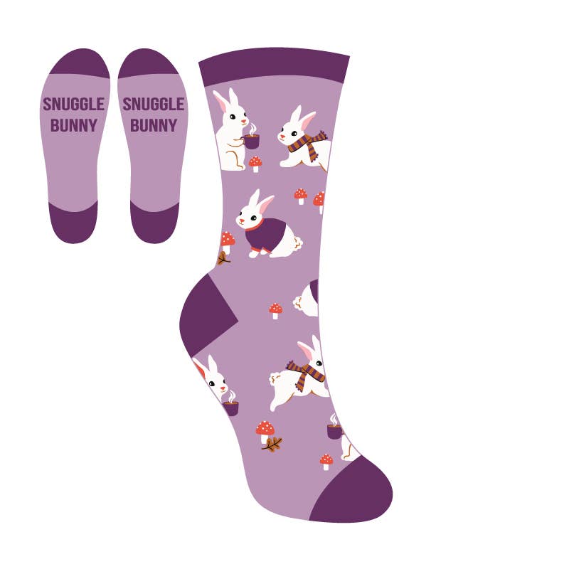 Sock it to Me/Women's Crew Sock: Snuggle Bunny