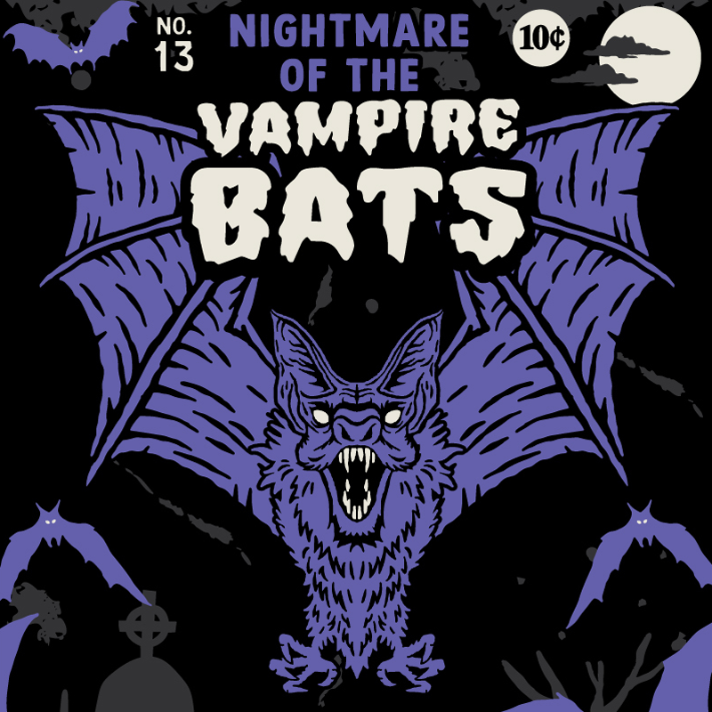 Foot Clothes/Vampire Bats Crew Socks