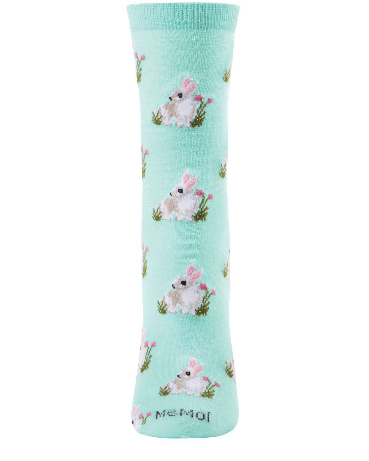 MeMoi/Rabbits Bamboo Blend Crew Socks