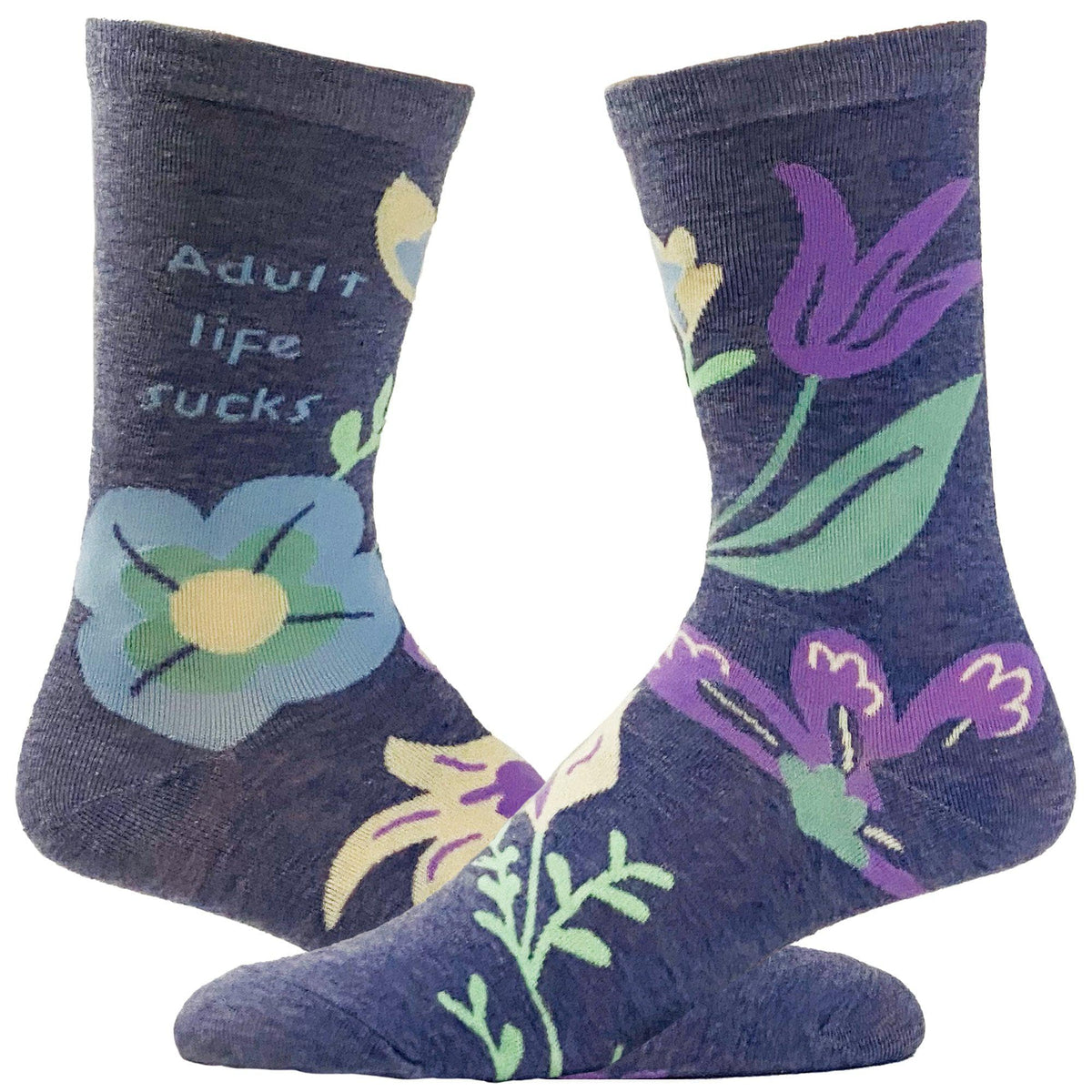 Crazy Dog/Women&#39;s Adult Life Sucks Socks Cute and Funny Sock for Women