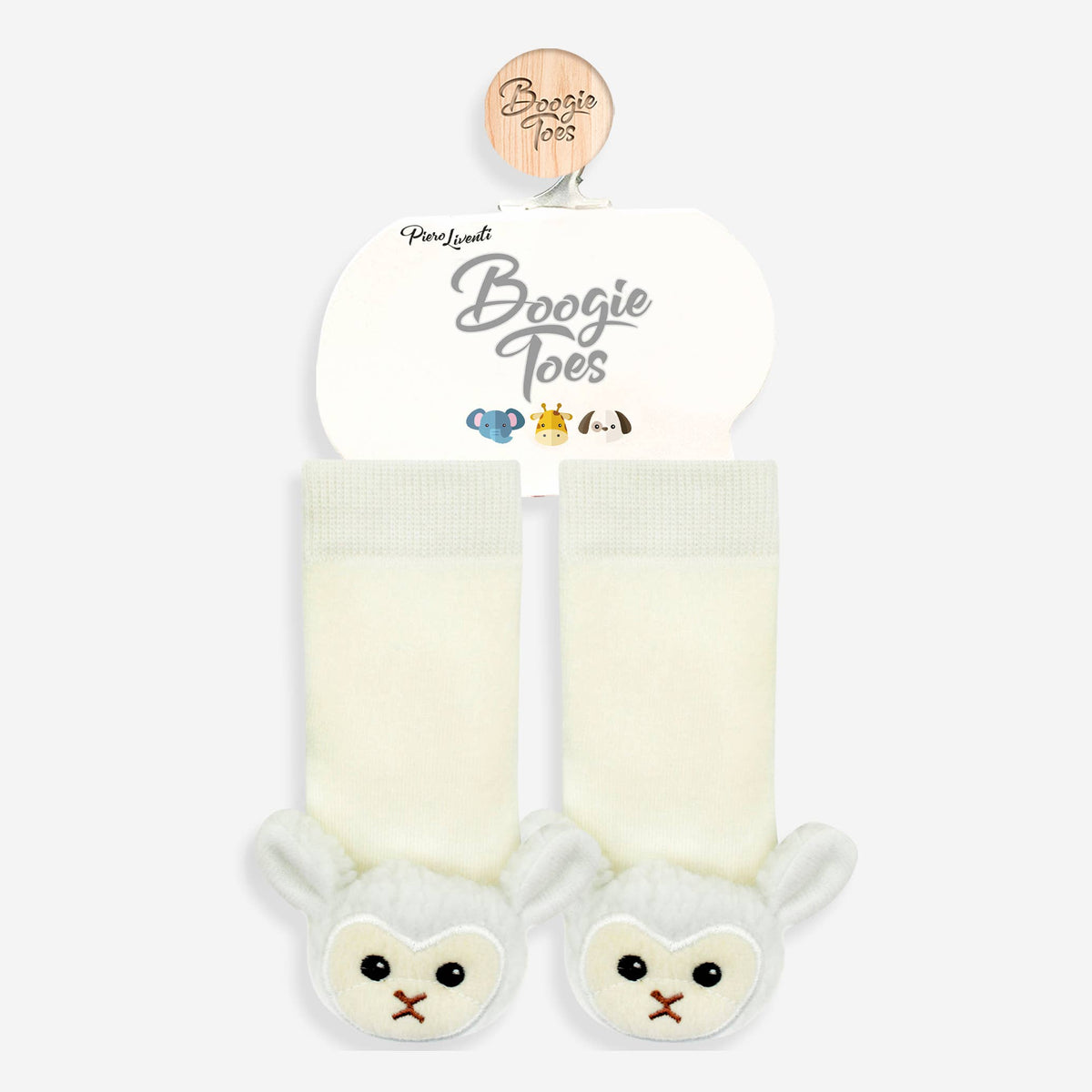 Liventi/Woolly Sheep Lamb Boogie Toes Rattle Socks