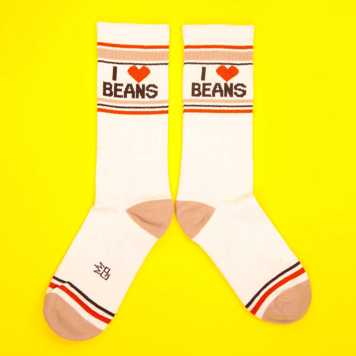 Gumball Poodle - I ❤️ Beans Gym Crew Socks