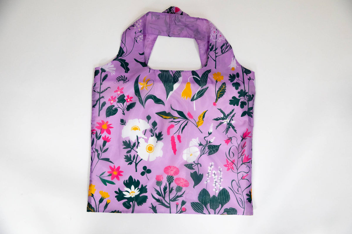 Yellow Owl Workshop Floral Art Sack by Banquet Workshop - Reusable Tote Bag