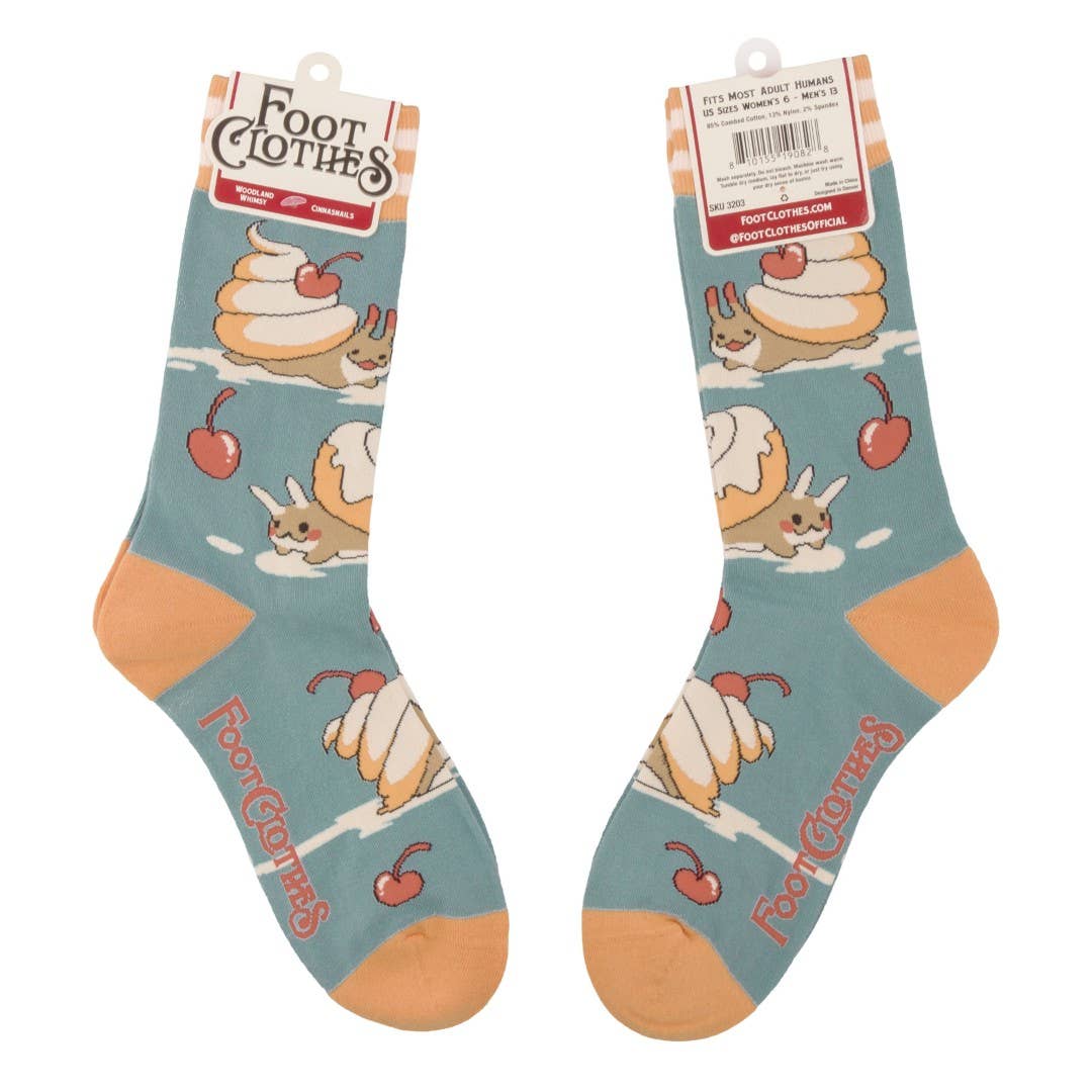 foot Clothes/Cinnasnails Crew Socks