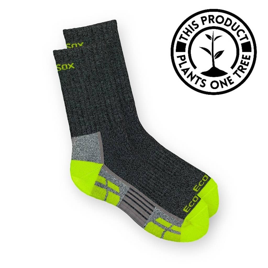 EcoSox/Hiking Crew Light Wgt. 1/2 Cushion Sock - Large