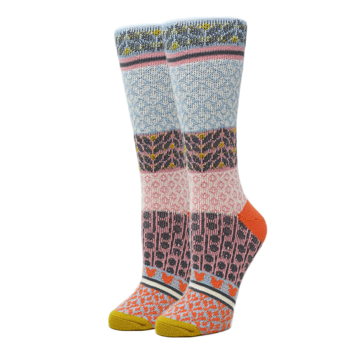 Oooh Yeah!/Ava | Women&#39;s Fuzzy Funny Crew Socks