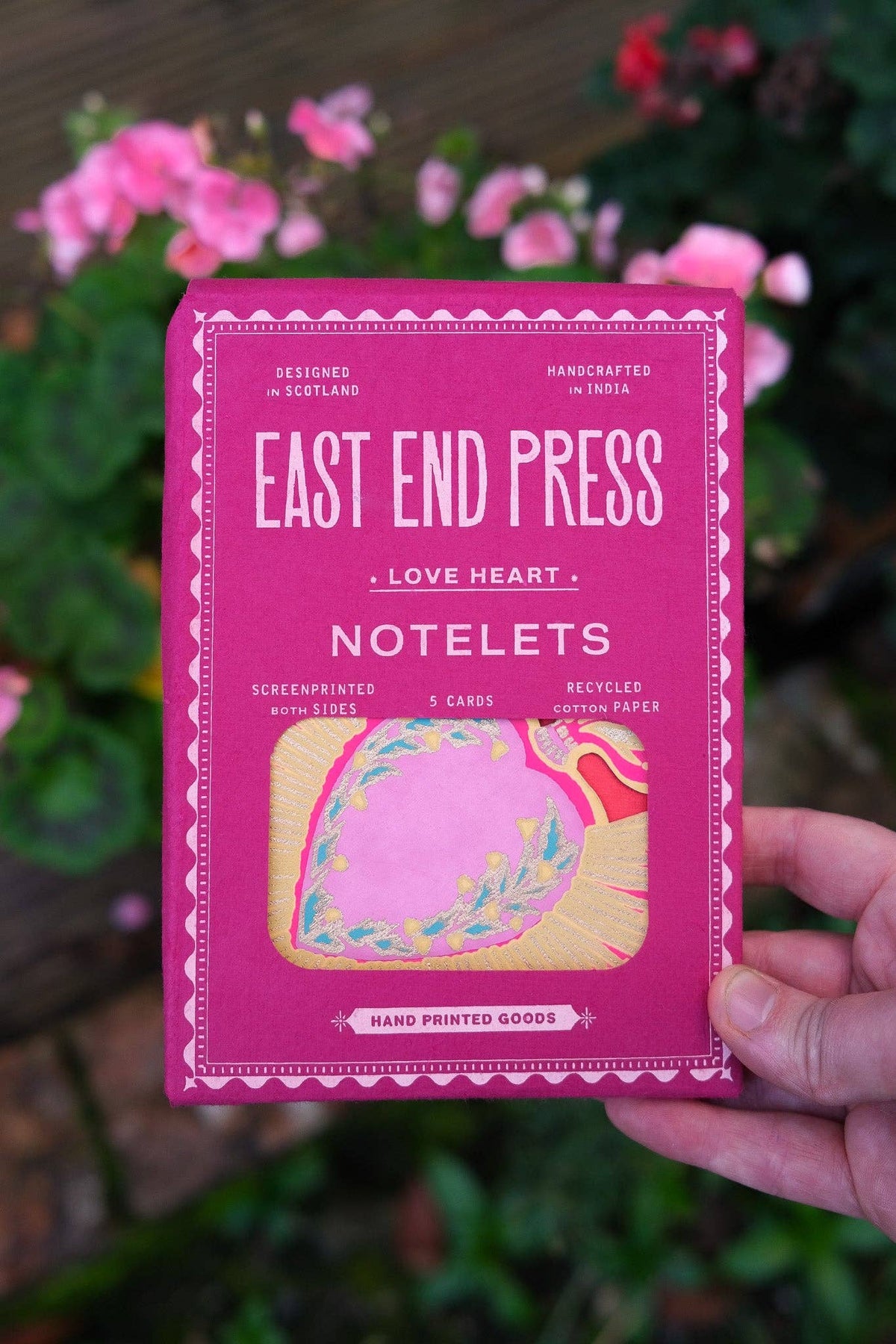 East End Press/Love Heart Notelet Set