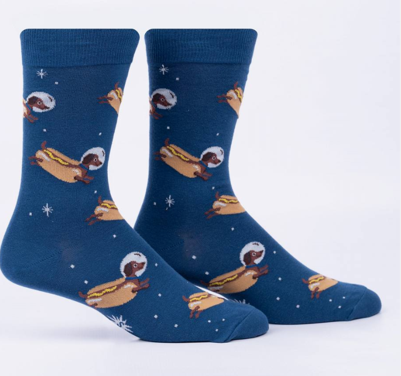 Sock it to Me/Men&#39;s Crew: Weiner Dogs, in Space!